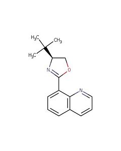 Astatech (S)-4-(TERT-BUTYL)-2-(QUINOLIN-8-YL)-4,5-DIHYDROOXAZOLE, 95.00% Purity, 0.25G